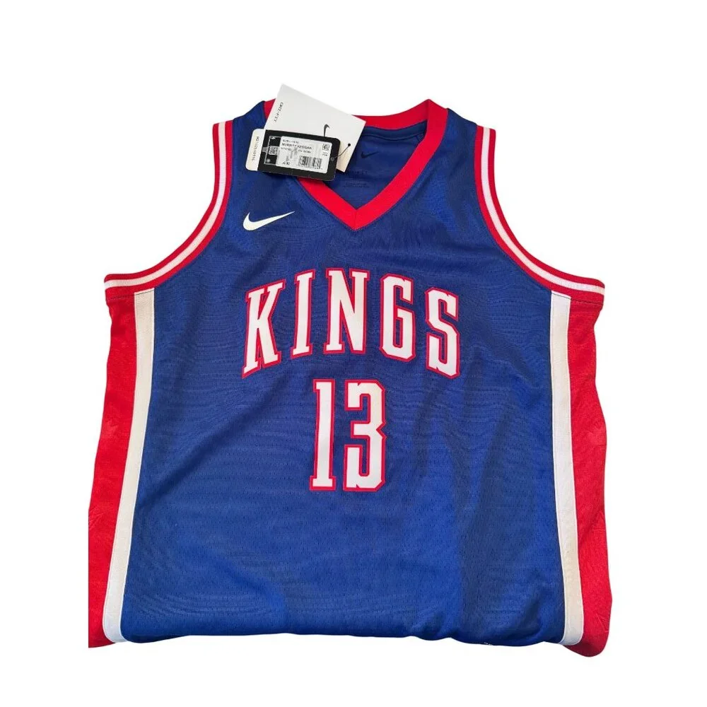 Sacramento Kings Keegan Murray Size Large 14/16 Basekball Tank #13 NWT Knit Hat